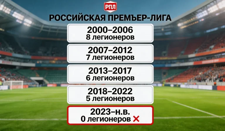 Лимит на легионеров в России: история изменений и последствия